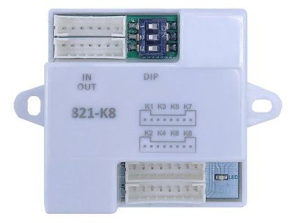 XtendLan modul pro rozšíření tlačítek (DPC-D2D81 a DPC-D281)  Modul, pro rozšíření tlačítek, pro DPC-D2D81 a DPC-D281, až 64 zvoků (8×8), DC 12V