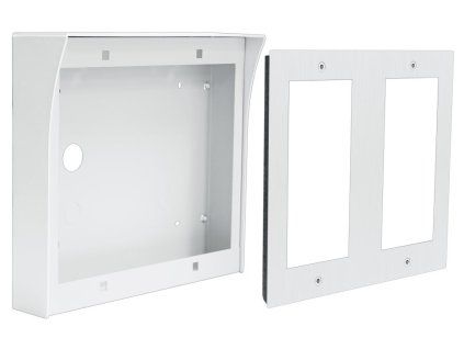 XtendLan rámeček povrchový pro 2x2 moduly (DPC-D2D81 a DPC-D281)  Rámeček, pro 2x2 moduly, povrchová montáž, montážní box součástí, IP/D2 systém, pro DPC-IP81 a DPC-D281