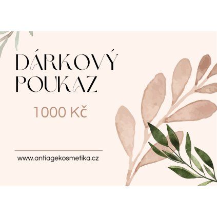 Dárkový poukaz 1000 Kč