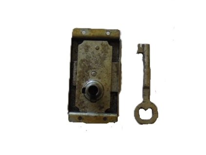 zámek na nábytek s klíčem