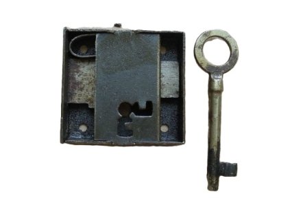 zámek na nábytek s klíčem