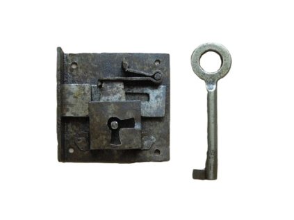 polozadlabávací zámek na nábytek s klíčem