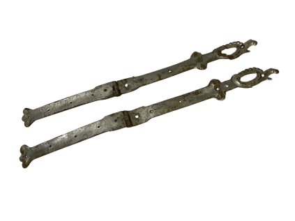 antikové kované panty - 2 ks