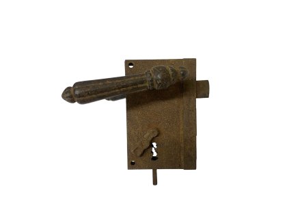 krabicový zámek s klikou