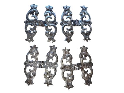 barokní panty na dveře (4ks)