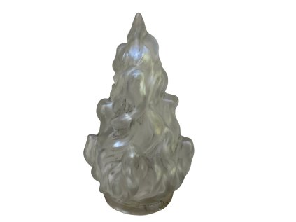 skleněné stínidlo ve tvaru plamene