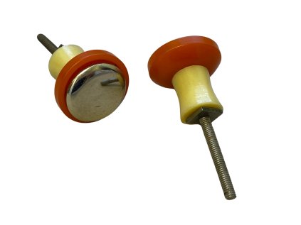 art-deco bakelitové kování 2ks