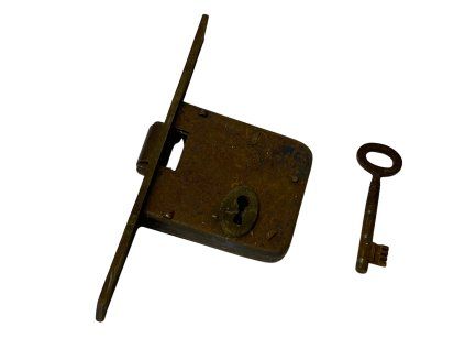 zadlabávací zámek s klíčem