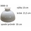 stínidlo na petrolejovou lampu - spodní průměr 33-36 cm