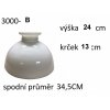 stínidlo na petrolejovou lampu - spodní průměr 33-36 cm