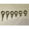 antikové mosazné kování- celek 9ks