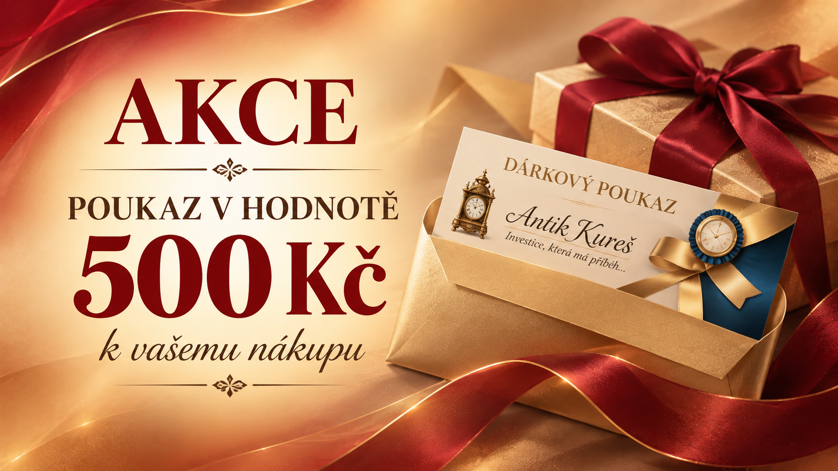 Akce září 2026: POUKAZ 500 Kč jako dárek k nákupu