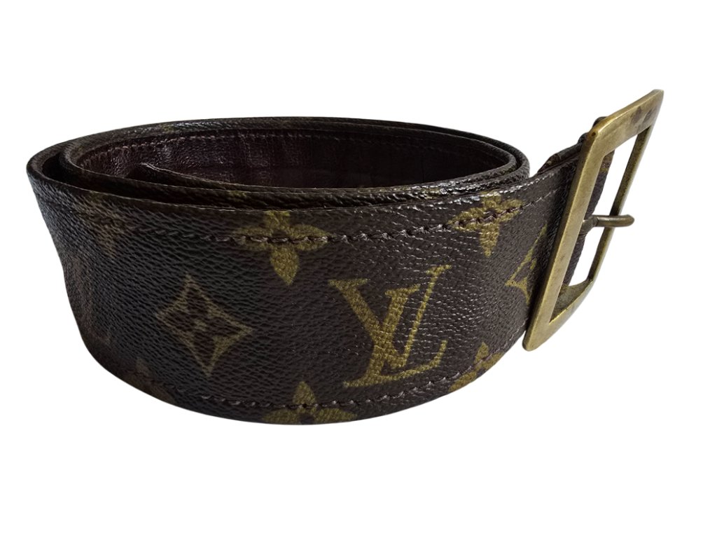 1 starozitny kozeny vintage retro pasek louis vuitton starozitne doplnky moda galanterie darek pro zenu antik kures znackovy luxusni