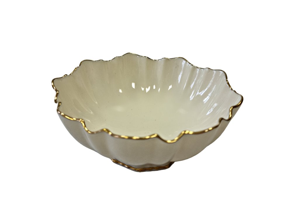 Miska bílá Lenox USA starožitný porcelán retro vintage Antik Kureš I.