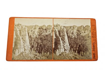 Stereo 3D pohlednice Schweiz filokartie starožitnosti Antik Kureš I.