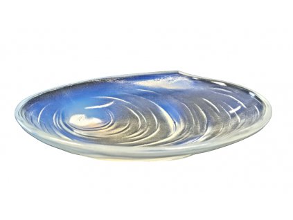 1. Opálová miska mušle opálové sklo art deco Antik Kureš starožitné sklo starožitnosti antique glass opalescent glass