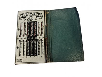 1. Mechanický kalkulátor EFZET starožitná kalkulačka Antik Kureš starožitnosti antique calculator antiques