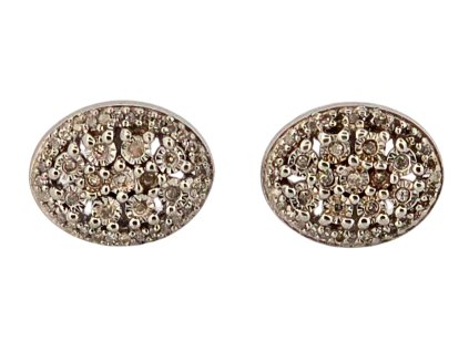 1. Starožitné náušnice s diamanty stříbrné náušnice diamantové náušnice starožitné náušnice starožitné šperky náušnice s diamanty Antik Kureš diamantové šperky starožitnosti