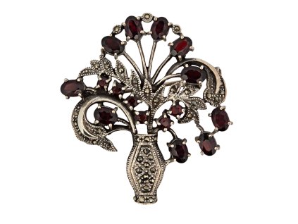 1. Starozitna broz art deco broz starozitne broze starozitne sperky starozitny sperk antik sperky art deco sperky broze granatove sperky s granaty granatem Antik Kureš