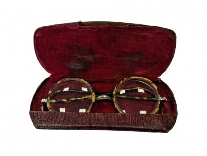Starožitné brýle v pouzdře Antik Kureš starožitnosti I.