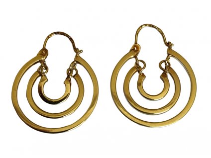 Art Deco zlaté kroužky Antik Kureš starožitné šperky I.