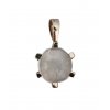 Přívěsek stříbro měsíční kámen Antik Kureš starožitné šperky I.