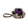 Bublinkový přívěsek s ametystem Antik Kureš starožitné šperky VI.