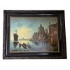 Obraz Podvečer v Benátkách Antik Kureš starožitné obrazy I.