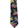 2. Retro vintage kravata s auty Hugo Boss letadla retro móda vintage starožitnosti Antik Kureš starožitná móda auta tie Vogue tie car