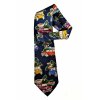 1. Retro vintage kravata s auty Hugo Boss letadla retro móda vintage starožitnosti Antik Kureš starožitná móda auta tie Vogue tie car