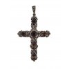 3. Starožitný přívěsek kříž křížek secesní křížek záhněda markazity starožitné šperky Antik Kureš starožitnosti stříbrný přívěsek stříbrný kříž starožitný přívěs
