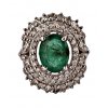 4. Zlatý smaragdový prsten starožitný smaragdový prsten prsten se smaragdy smaragdem smaragd starožitné šperky starožitné prsteny Antik Kureš drahokamy diamantový prsten diamanty