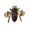 2. Stříbrné pozlacené náušnice včely včela včeličky včelička moucha hmyz starožitné náušnice starožitné šperky Antik Kureš starožitnosti onyx diamant zlaté náušnice starožitný