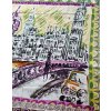 4. Starožitná retro móda starožitný šátek hedvábný šátek pastelový starožitnosti starožitné šperky Antik Kureš scarf Prada Italy city London Westminster Big Ben luxus