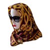 10. Starožitná móda retro móda starožitný šátek hedvábný šátek pro štěstí 13 podkova vintage starožitnosti starožitné šperky Antik Kureš vintage scarf Rochas Paris
