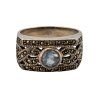 4. Starožitný stříbrný prsten art deco prsten art deco prsteny starožitný prsten starožitné prsteny starožitné šperky art deco šperky topaz markazity Antik Kureš