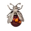 1. Starožitné šperky starožitný šperk starožitná brož starožitné brože jantarový brouk brouček hmyz jantarová brož brouček z jantaru beruška jantar Antik Kureš stříbrná brož