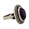 3. Starožitý art deco prsten s ametystem starožitné prsteny starožitné šperky art deco šperky art deco prsteny ametystový prsten s fialovým kamenem Antik Kureš stříbrný