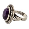 5. Starožitý art deco prsten s ametystem starožitné prsteny starožitné šperky art deco šperky art deco prsteny ametystový prsten s fialovým kamenem Antik Kureš stříbrný