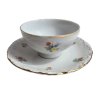 2 starozitny porcelanovy art deco salek hrnek hrnicek starozitny porcelan art deco porcelan tk thun czechoslovakia s kvety floralni kvetinovy antik kures starozitnosti