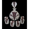 2. Starozitny likerovy set likerova souprava art deco karel palda starozitne art deco sklo skleneny set na liker starozitnosti starozine sklo lahev karafa na liker Antik Kureš
