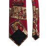 5. kravata vánoce vánoční kravata vánoční doplňky móda hedvábná kravata retro móda antik kureš starožitnosti starožitná móda luxusní doplňky santa claus ježíšek