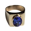 3. Zlaty pansky prsten s tanzanity tanzanitovy prsten tanzanitove sperky sperky s tanzanity tanzanitem tanzanit starozitne sperky velky tanzanit Antik Kureš panske prsteny