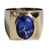 1. Zlaty pansky prsten s tanzanity tanzanitovy prsten tanzanitove sperky sperky s tanzanity tanzanitem tanzanit starozitne sperky velky tanzanit Antik Kureš panske prsteny