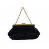 Starožitná kabelka černý samet Antik Kureš starožitnosti II.