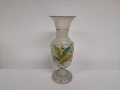 Starožitná skleněná váza