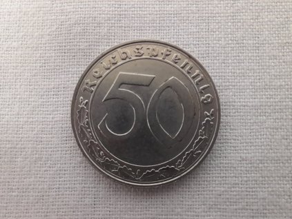 50 pfennig, 1939 B, mince