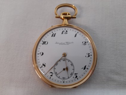 IWC Schaffhausen zlaté pánské kapesní hodinky
