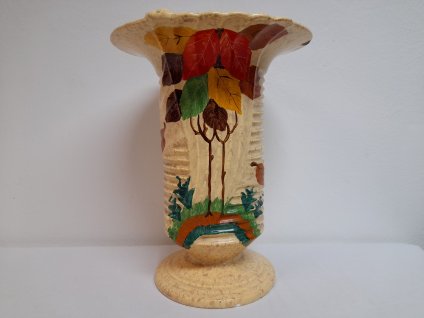 Art Deco keramická váza Duchcov