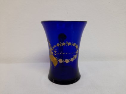 Malý modrý džbánek z 19.století